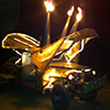 Burning Triceratops - Burning Man 2010, 2011